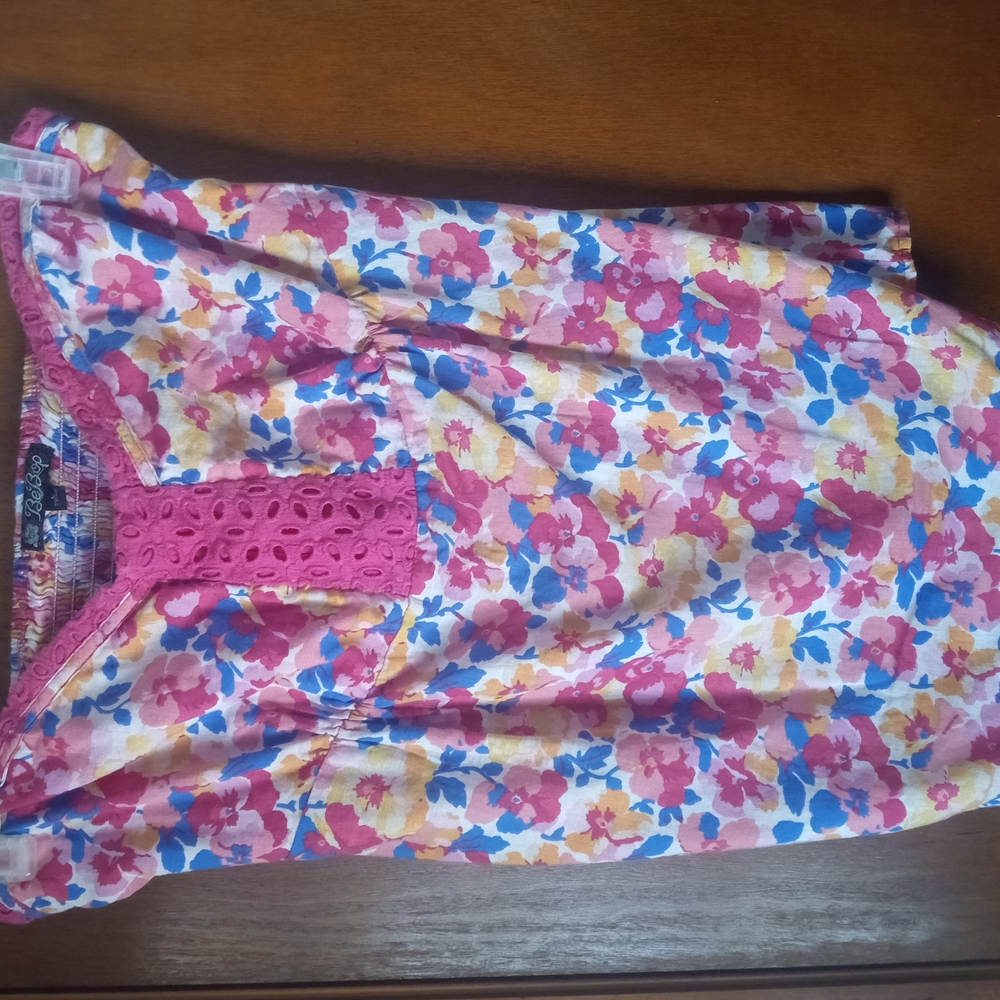 Colorful Floral Kids Dress